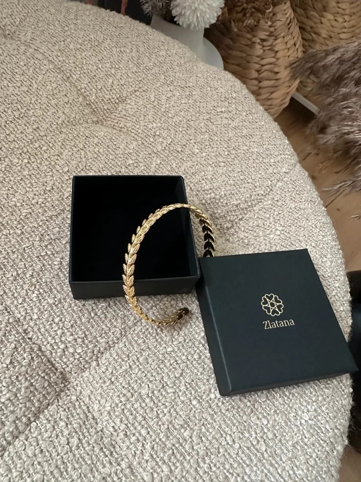 Blad Cuff Armbånd